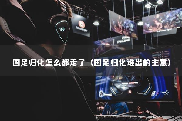 国足归化怎么都走了（国足归化谁出的主意）